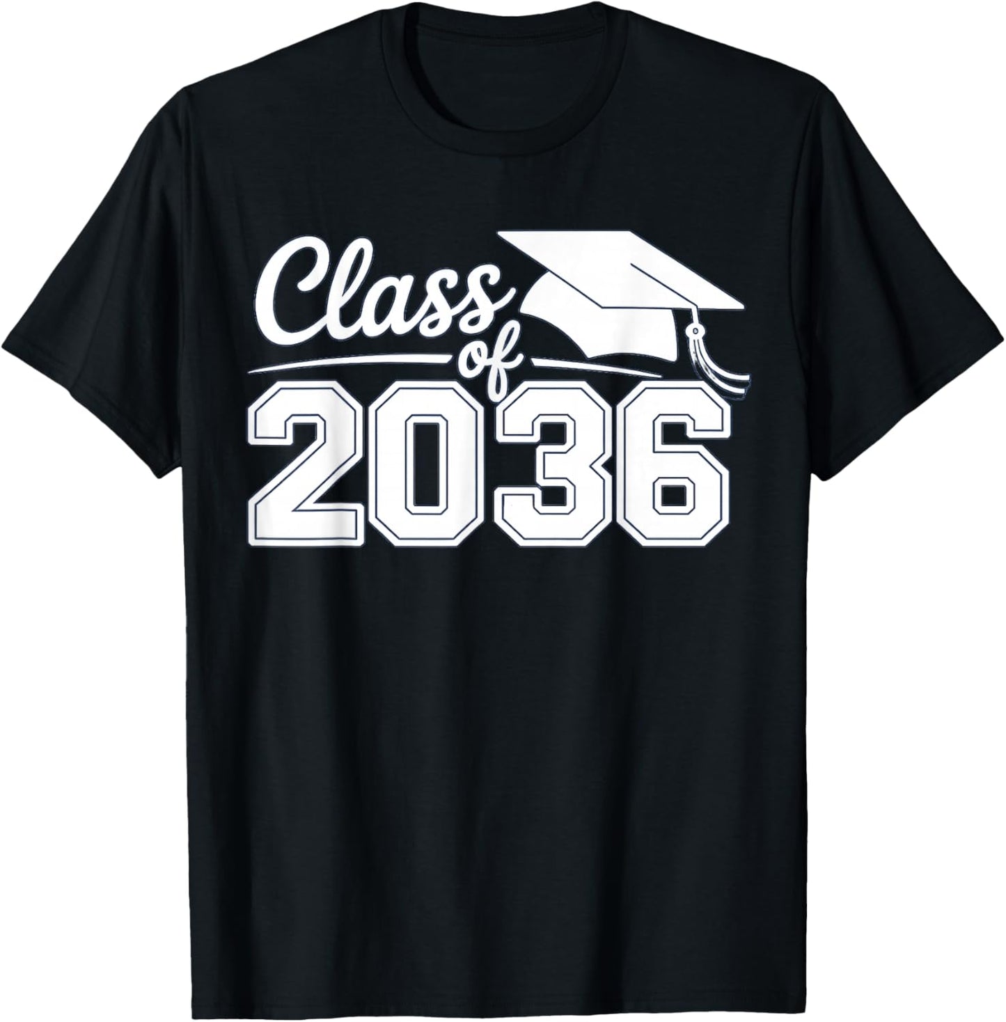 Class of 2036 Grow with me T-Shirt - T-Shirt | Black