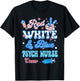 Groovy Red White Blue Psych Nurse Crew 4th Of July T-Shirt - T-Shirt | Black