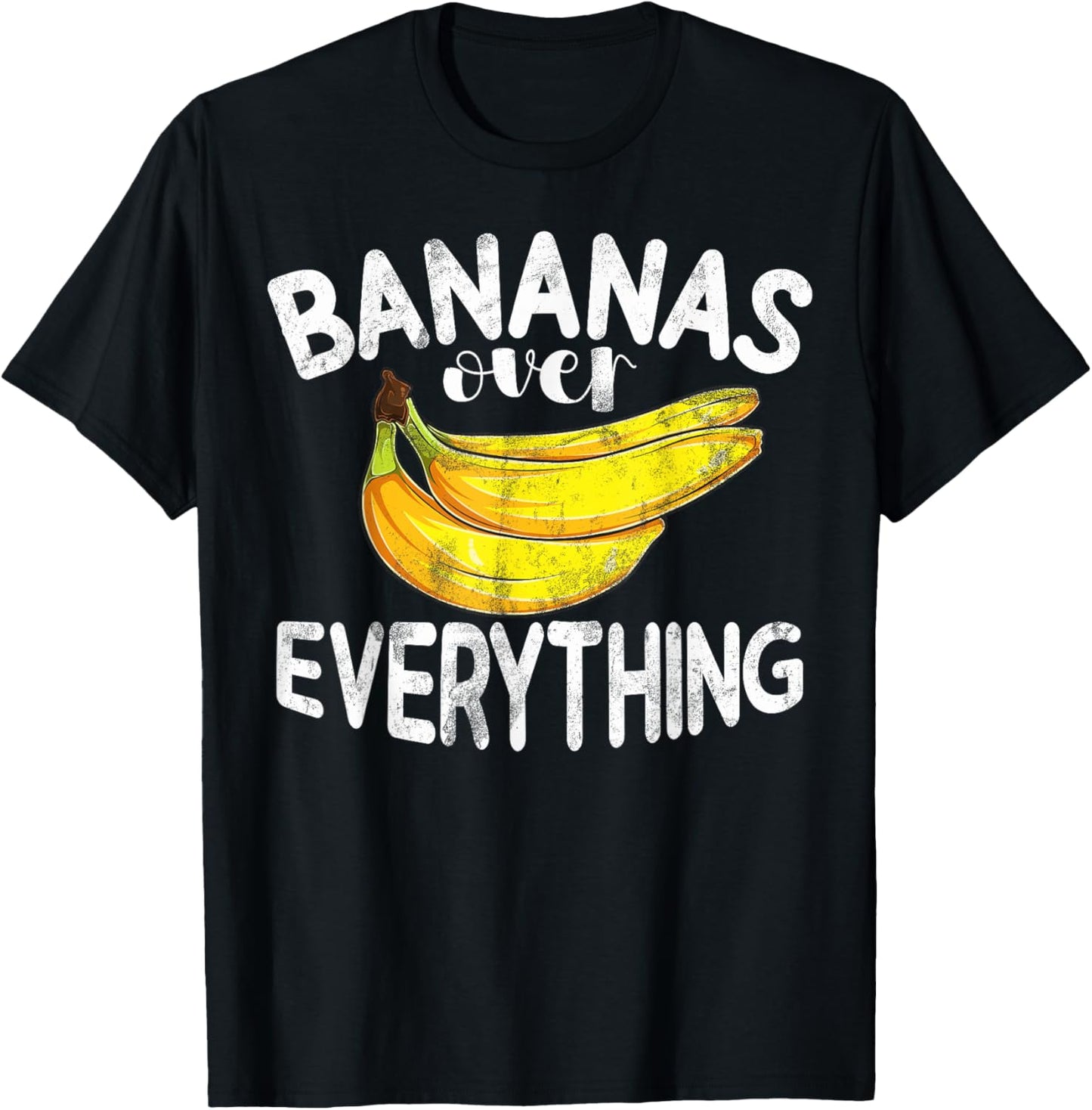 Bananas Over Everything Banana T-Shirt - T-Shirt | Black