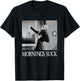 Mornings Suck Funny Halloween Vampire Pun Graphic T-Shirt - T-Shirt | Black