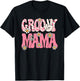 Groovy Mama Mom Retro Hippie 60s 70s Party Outfit Women T-Shirt - T-Shirt | Black