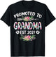 1st Time Grandma EST 2027 New First Grandma 2027 T-Shirt - T-Shirt | Black
