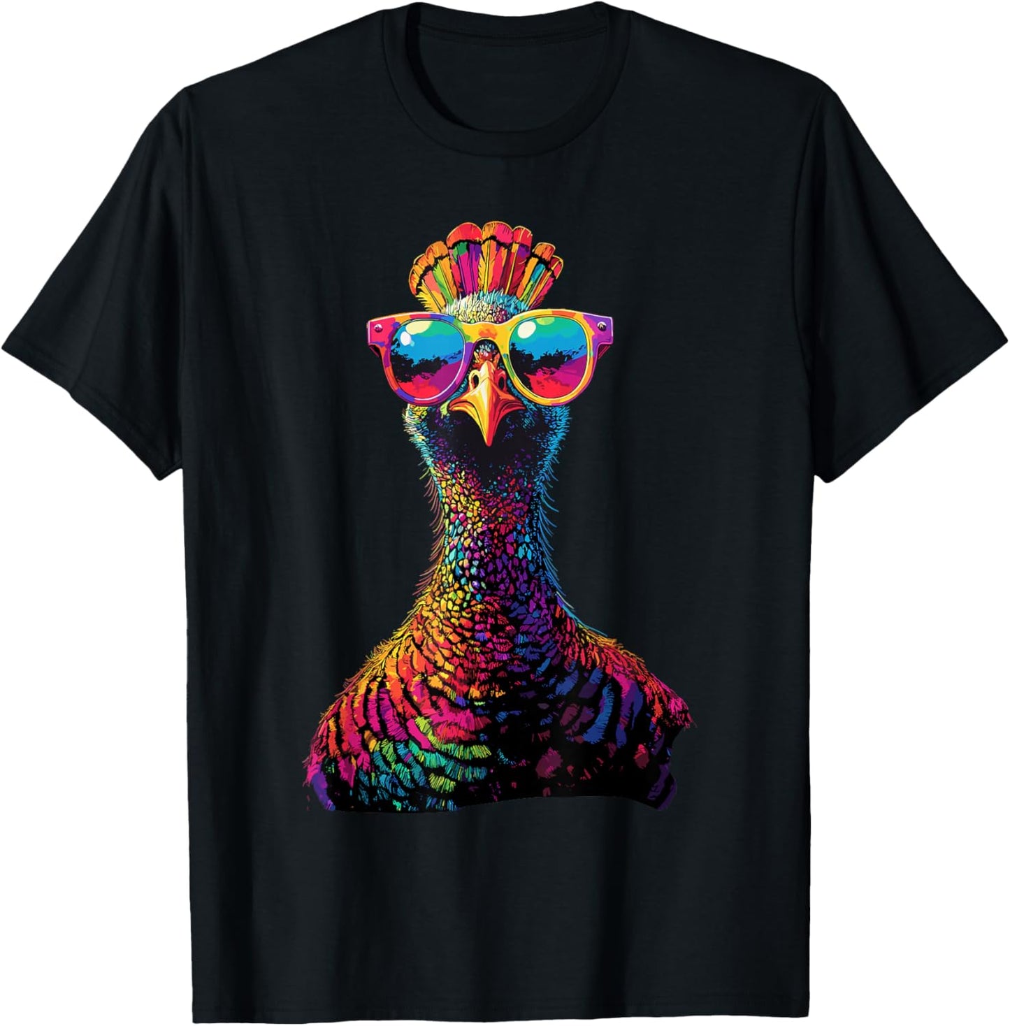 Turkey Chicken Bird Turkeys Pheasant Turkey T-Shirt - T-Shirt | Black