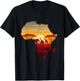 Safari Idea Animal Lover Africa Elephant Africa Lover T-Shirt - T-Shirt | Black