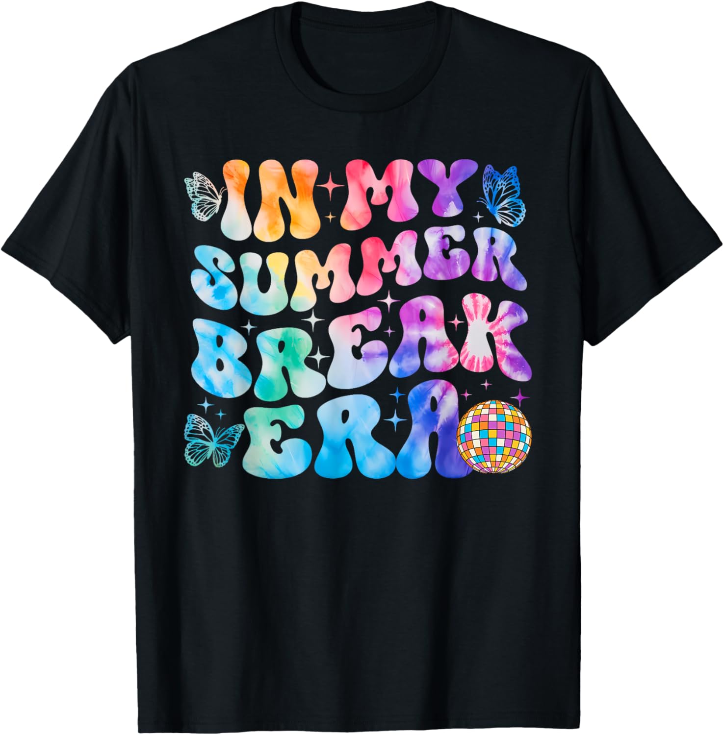 Happy Last Day of School In My Summer Era Teacher Women Kids T-Shirt - T-Shirt | Black