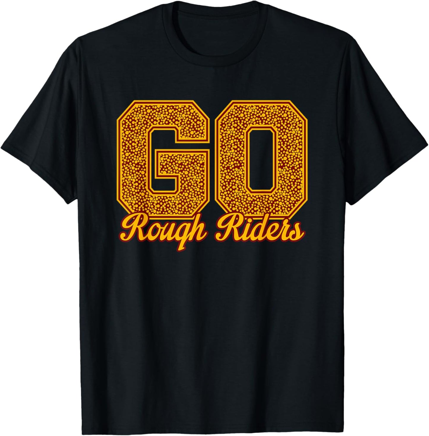 Roosevelt Rough Riders GO! School Pride T-Shirt - T-Shirt | Black