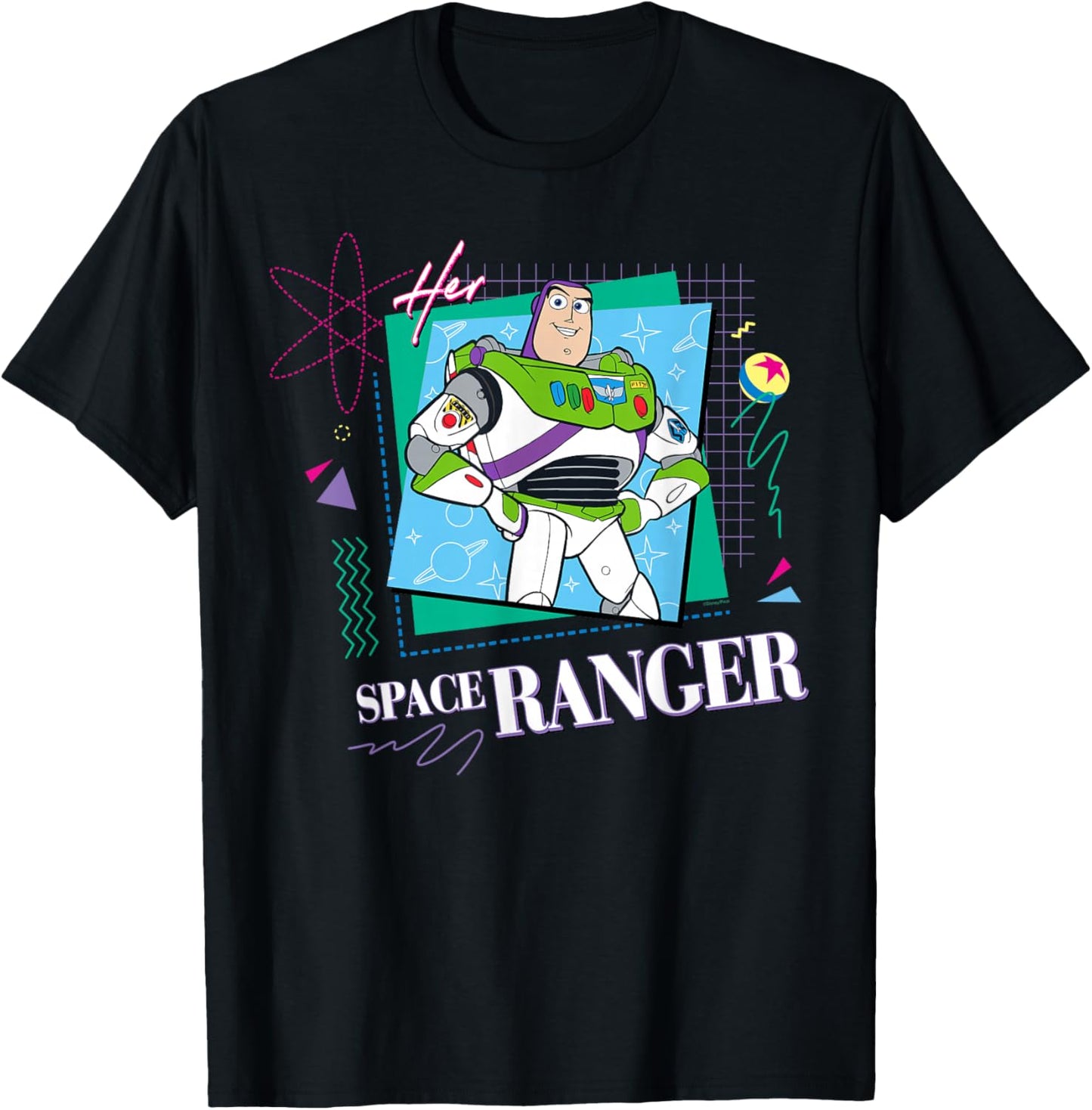 Disney & Pixar’s Toy Story Couples Matching Her Space Ranger T-Shirt - T-Shirt | Black