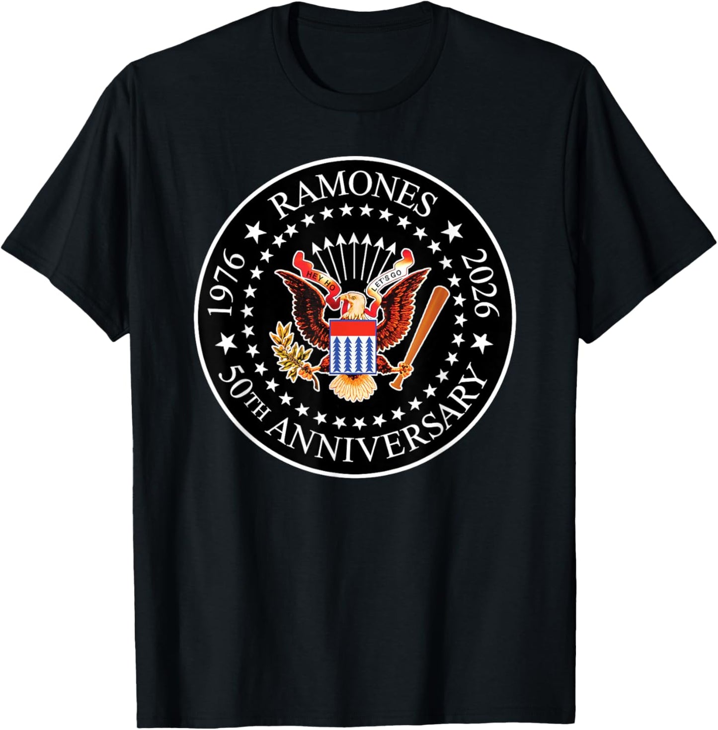 Ramones 50. Jahrestag T-Shirt - T-Shirt | Black