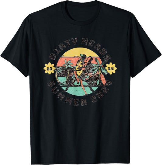 Dirty Heads Retro Summer 2024 Men Women T-Shirt - T-Shirt | Black