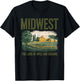 Funny Saying Midwest Land Of Opes And Dreams T-Shirt - T-Shirt | Black