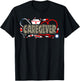 Caregiver Stethoscope Leopard Funny Caregiver Life T-Shirt - T-Shirt | Black