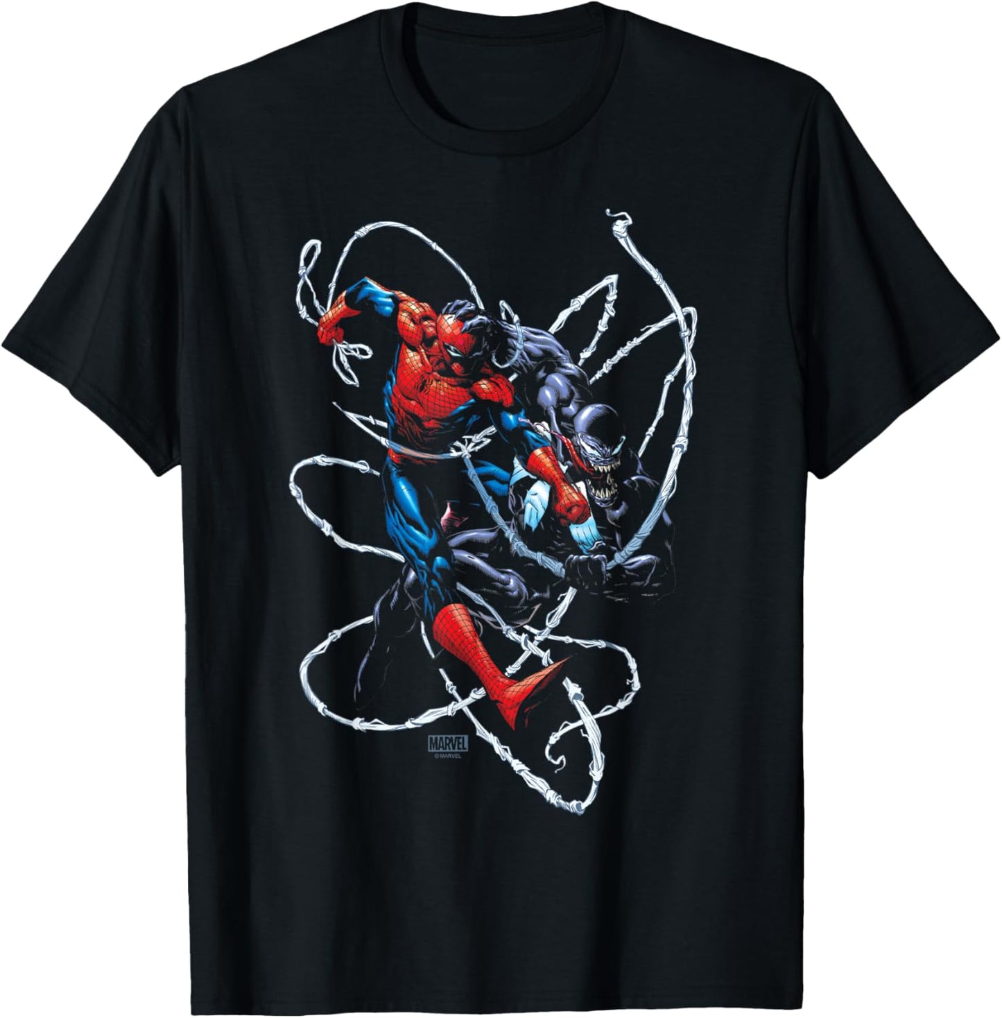 Venom - Venom vs. Spider-Man T-Shirt - T-Shirt | Black