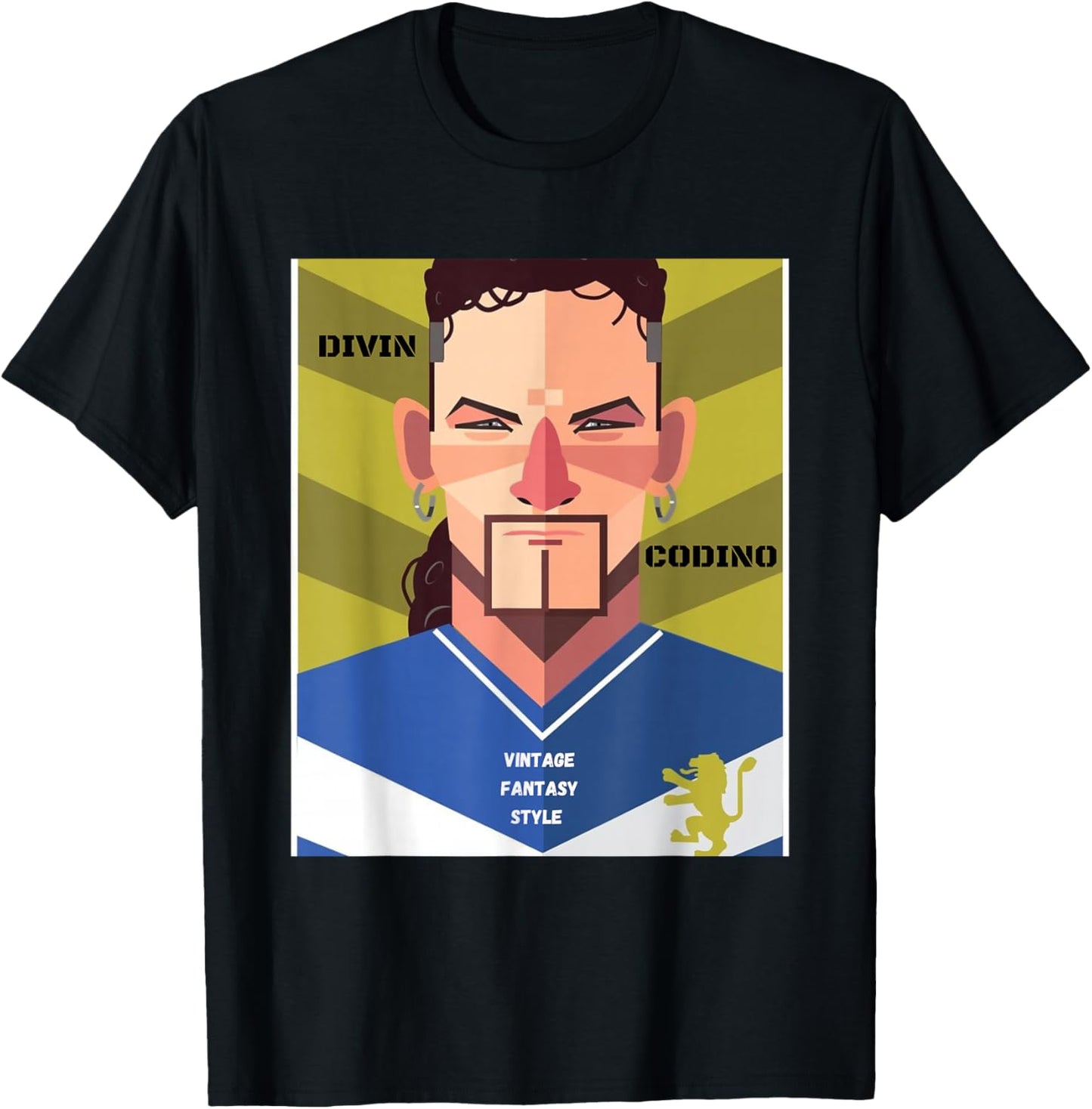 Divin Codino Roberto Baggio T-Shirt - T-Shirt | Black