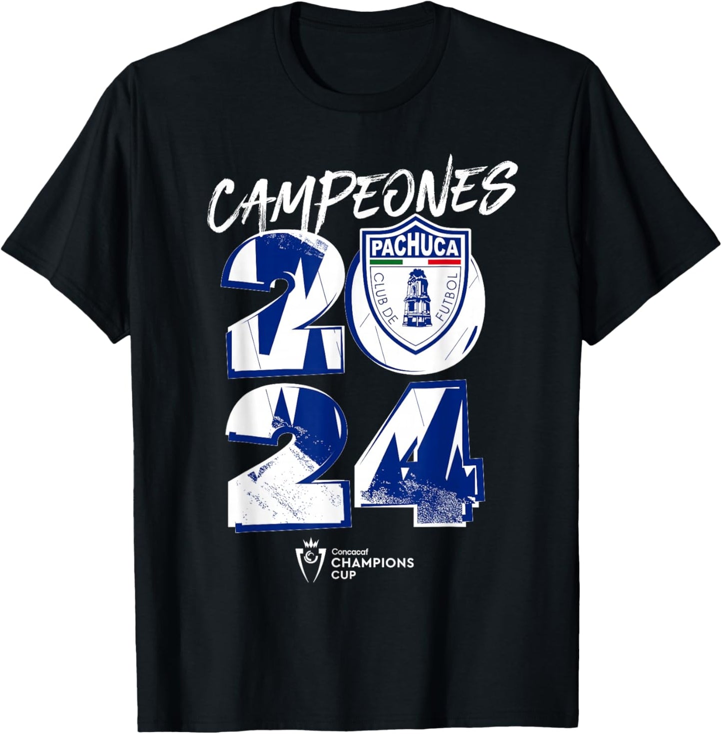 Pachuca Champions! - Concacaf Champions League T-Shirt - T-Shirt | Black