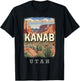 Kanab Utah UT Red Rock Vista SD054 T-Shirt - T-Shirt | Black