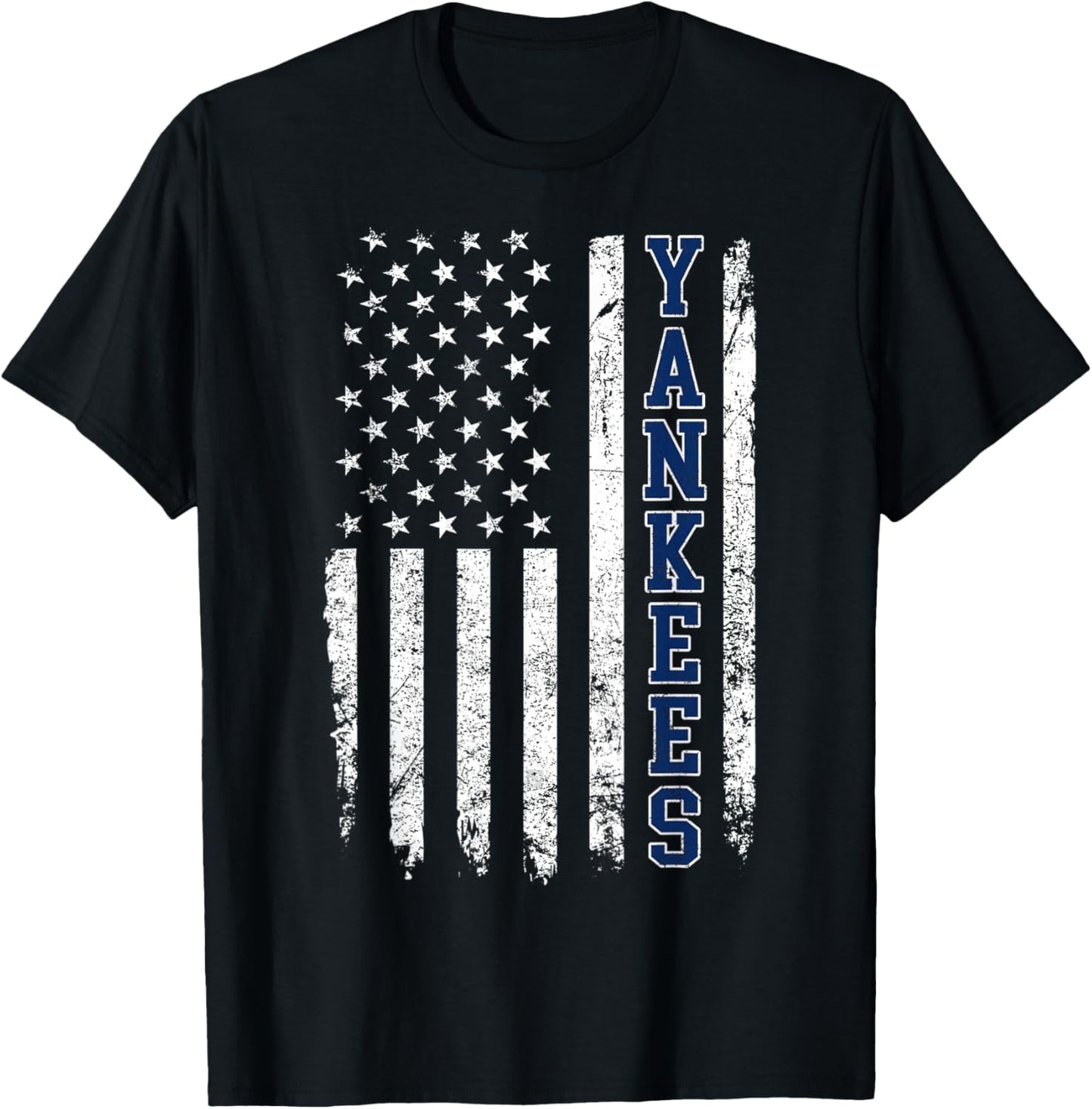 Yankee US Flag T-Shirt - T-Shirt | Black
