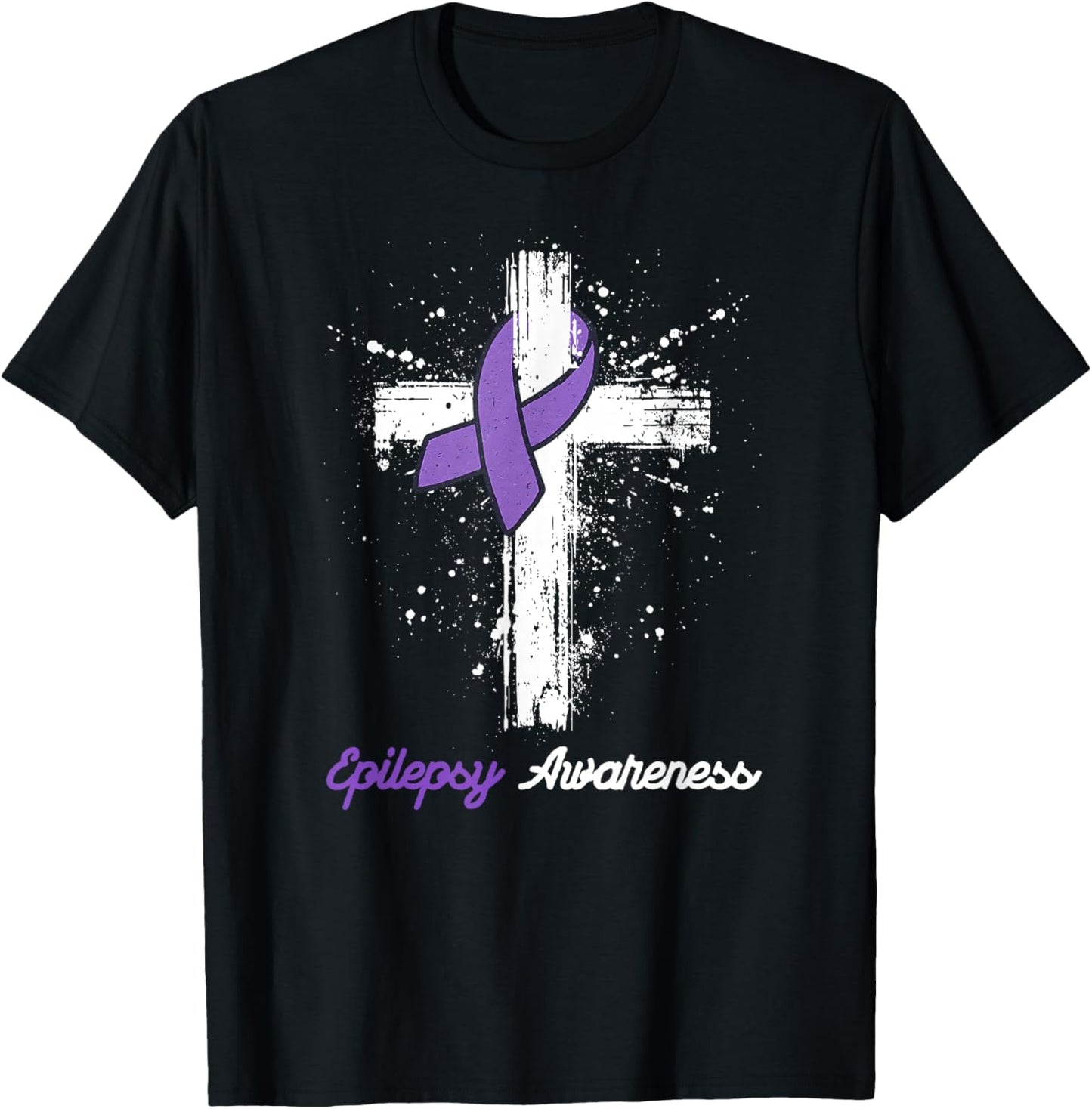 Seizure Support Epilepsy Awareness T-Shirt - T-Shirt | Black