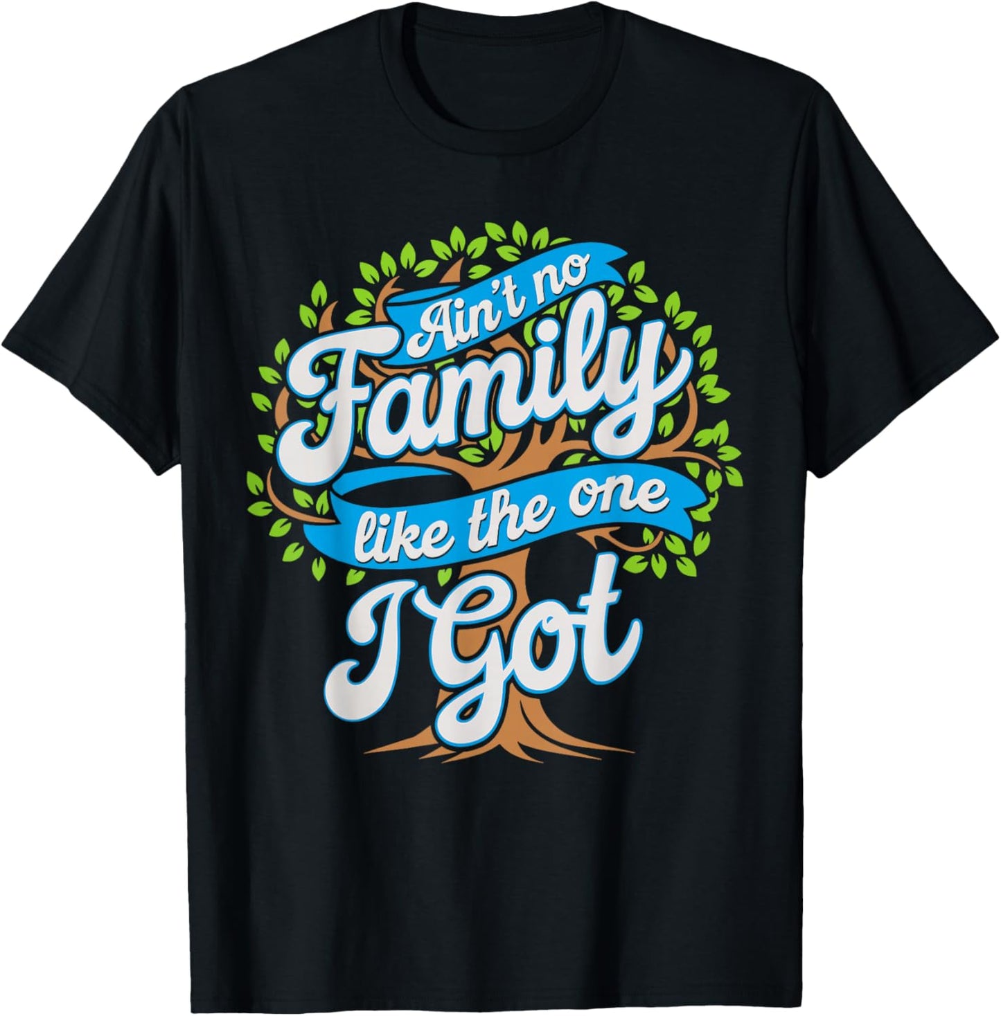 Ain't No Family Like The One I Got Shirt Matching Reunion T-Shirt - T-Shirt | Black