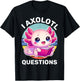 I Axolotl Questions Kids Funny Cute Axolotl Retro Vintage T-Shirt - T-Shirt | Black