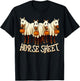 Cute Horse Sheet Ghost Horse Spooky Season Halloween Costume T-Shirt - T-Shirt | Black