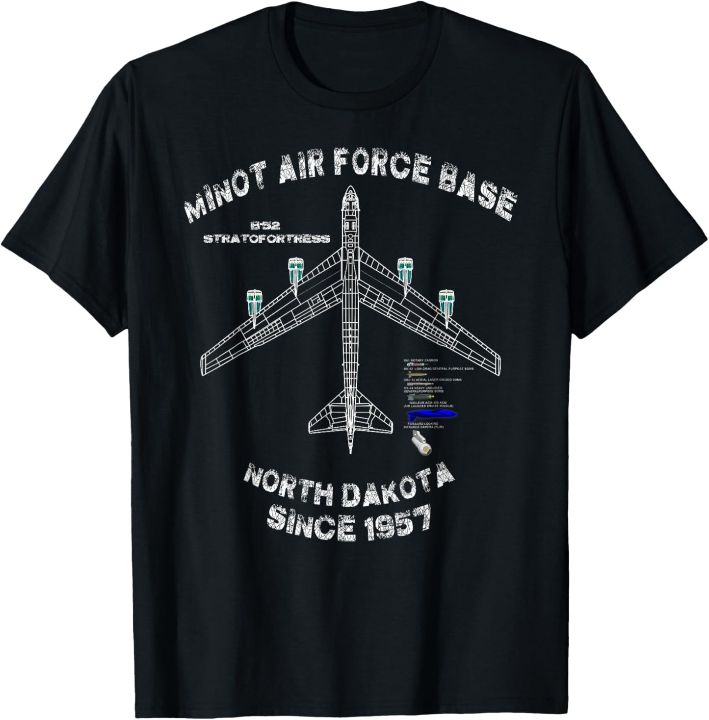 Minot AFB T-Shirt - T-Shirt | Black