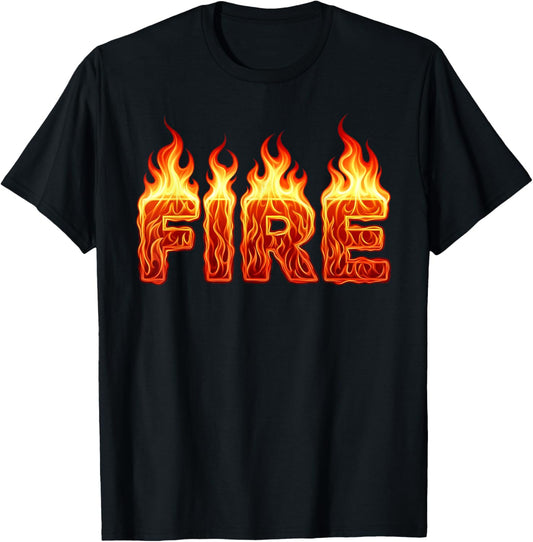 Fire and Ice DIY Lazy Halloween Costumes Men Women Kids T-Shirt - T-Shirt | Black