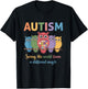 Owl Autism Seeing World Different Angle Awareness Kids & Mom T-Shirt - T-Shirt | Black