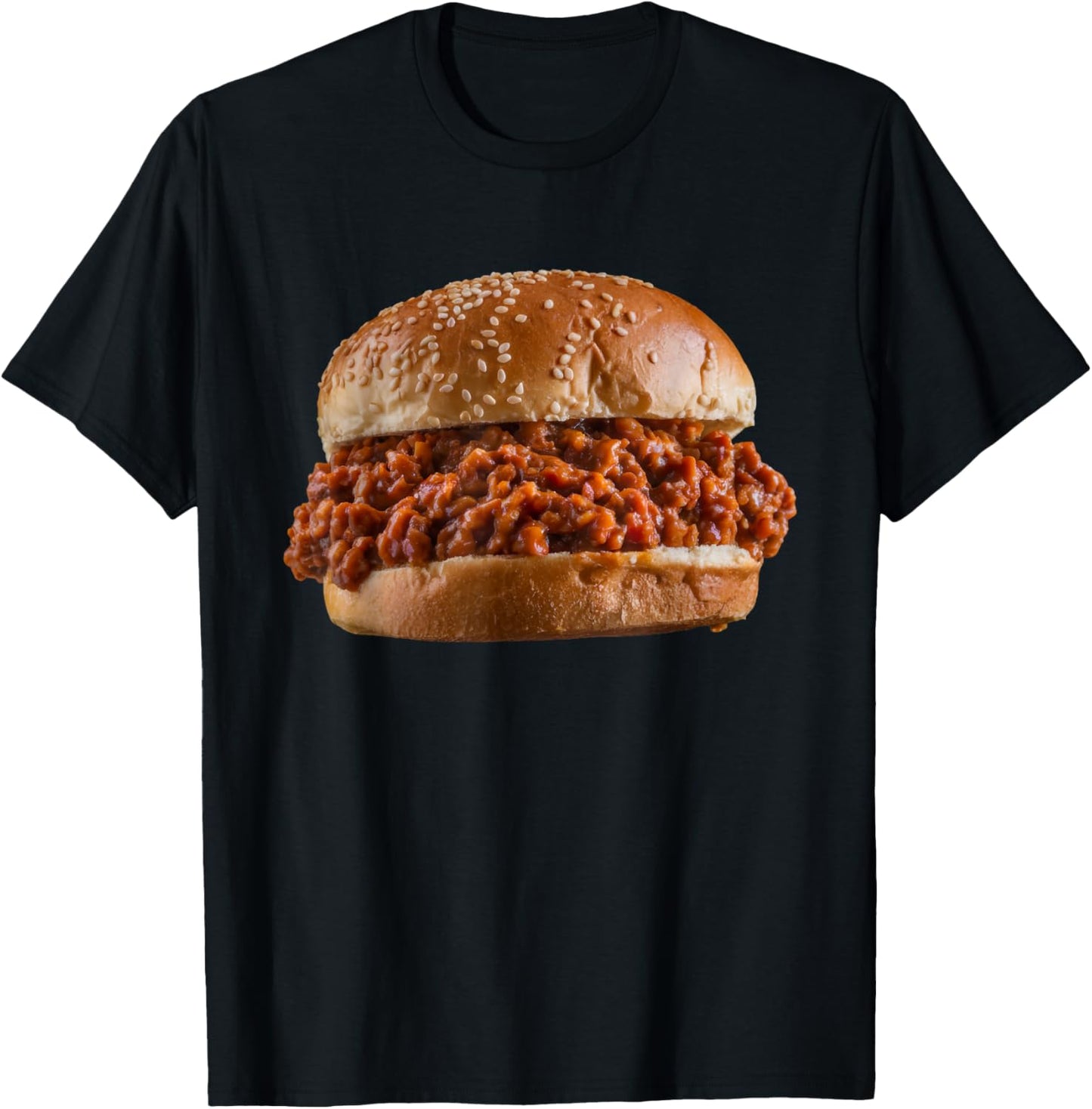 Funny Sloppy Joe Sandwich LunchLady Food Halloween Costume T-Shirt - T-Shirt | Black