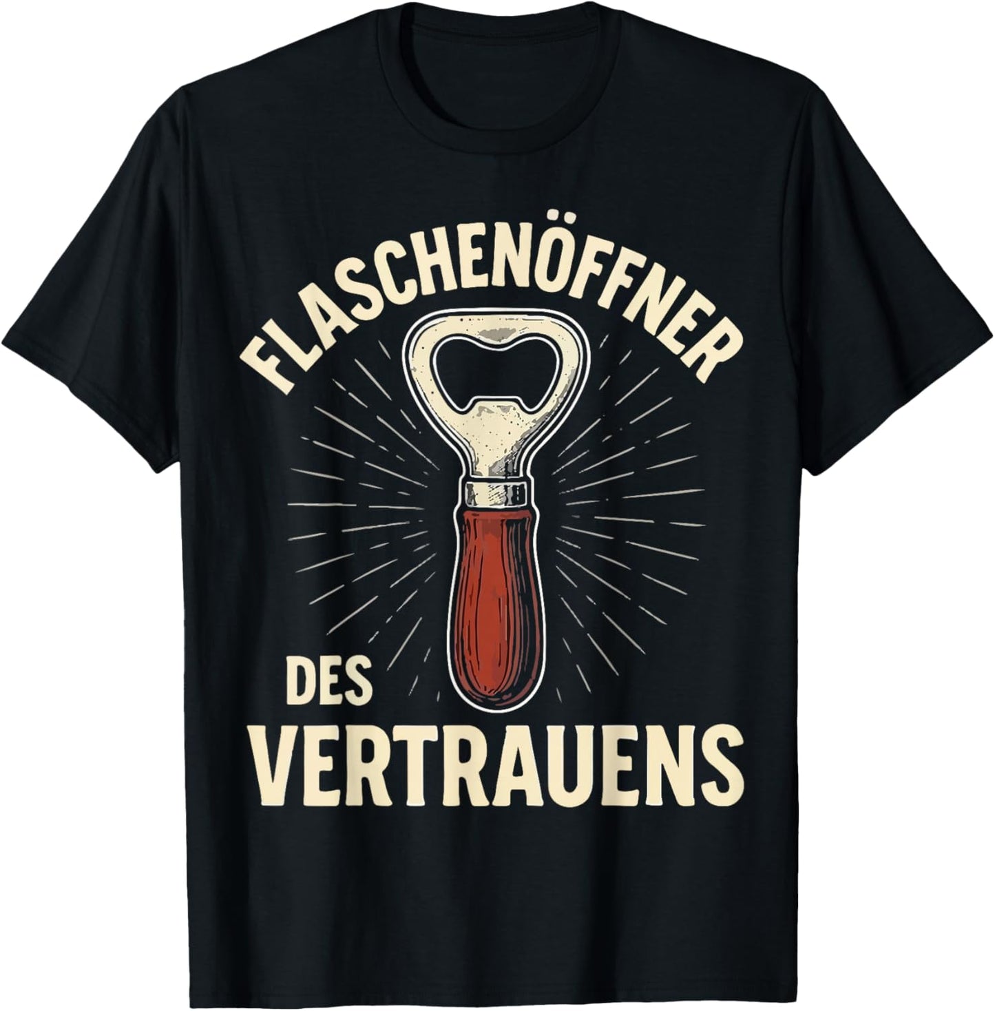 Bottle Opener of Confidence Costume Carnival Party Fancy Dress T-Shirt - T-Shirt | Black