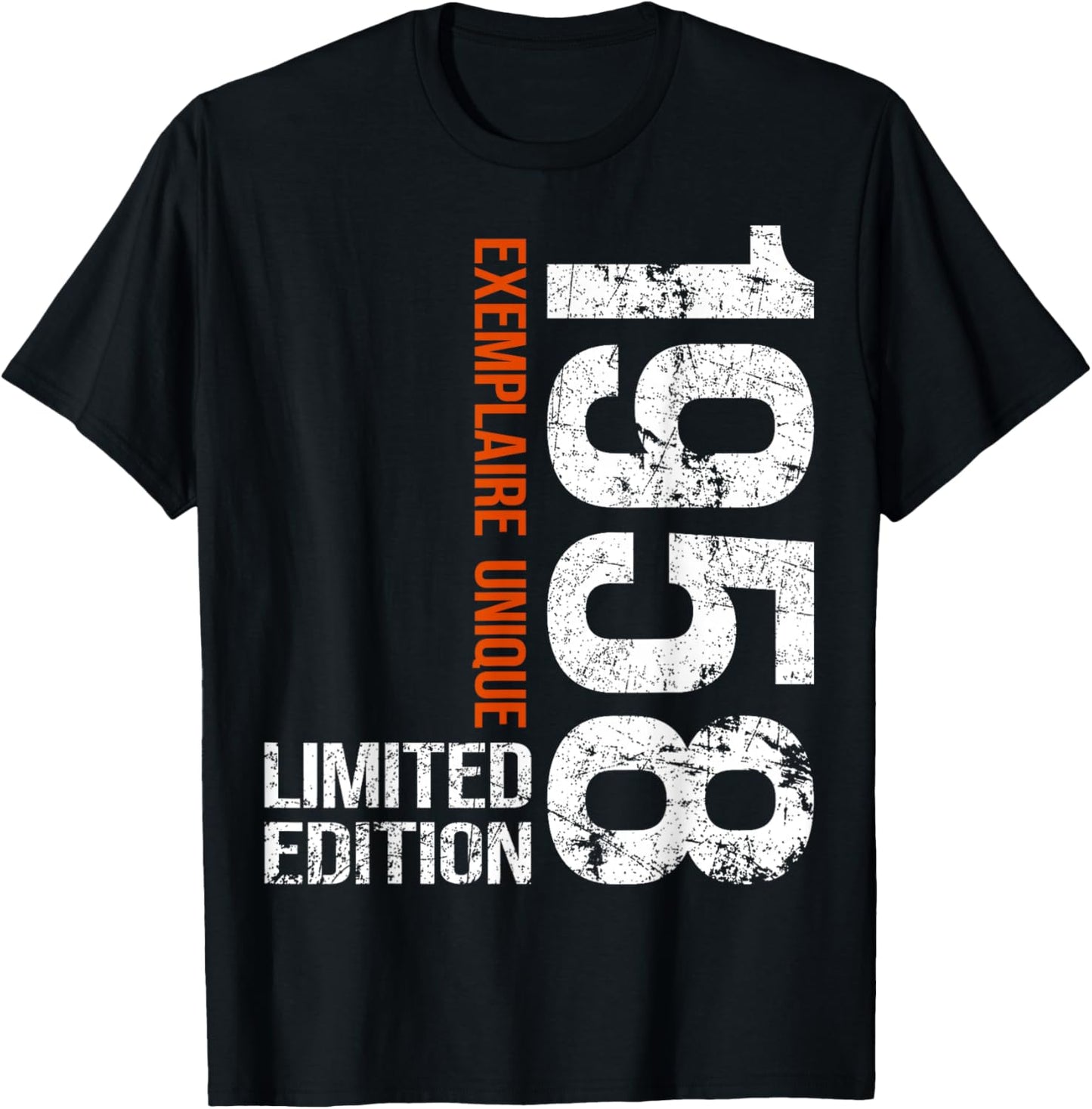67th Birthday 1958 Vintage 67 Years Men Women T-Shirt - T-Shirt | Black