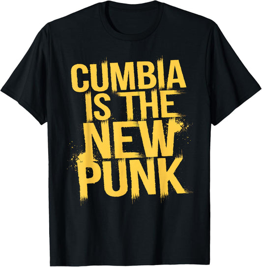 Cumbia is the New Punk Bold T-Shirt - T-Shirt | Black