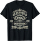 60. Geburtstag Mann Frau 60 Jahre Deko 1966 Geschenk Lustig T-Shirt - T-Shirt | Black