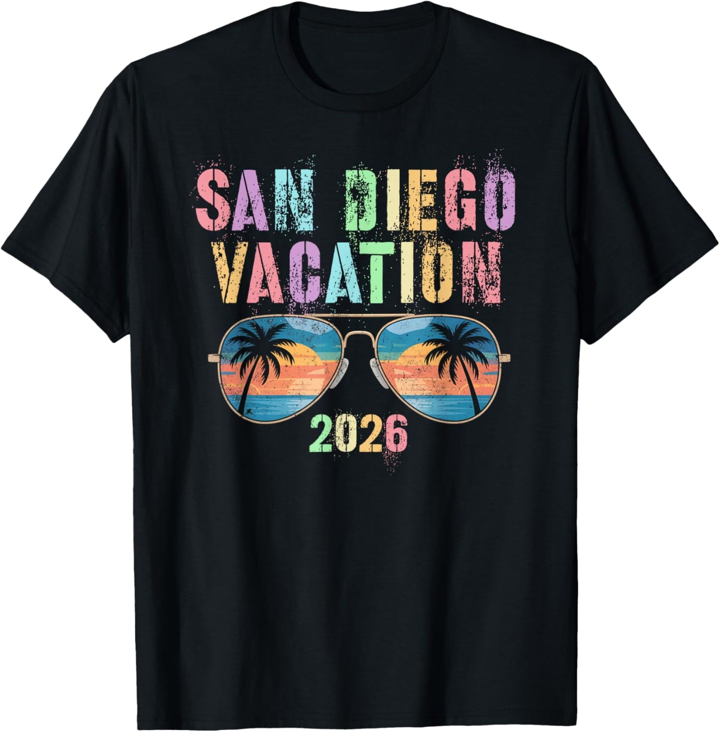 Kids SAN Diego Vacation 2026 Travel Best Ever Trip Matching T-Shirt - T-Shirt | Black