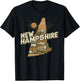 New Hampshire Souvenirs , Women & Kids New Hampshire Retro State - Black, Small T-Shirt - T-Shirt | Black