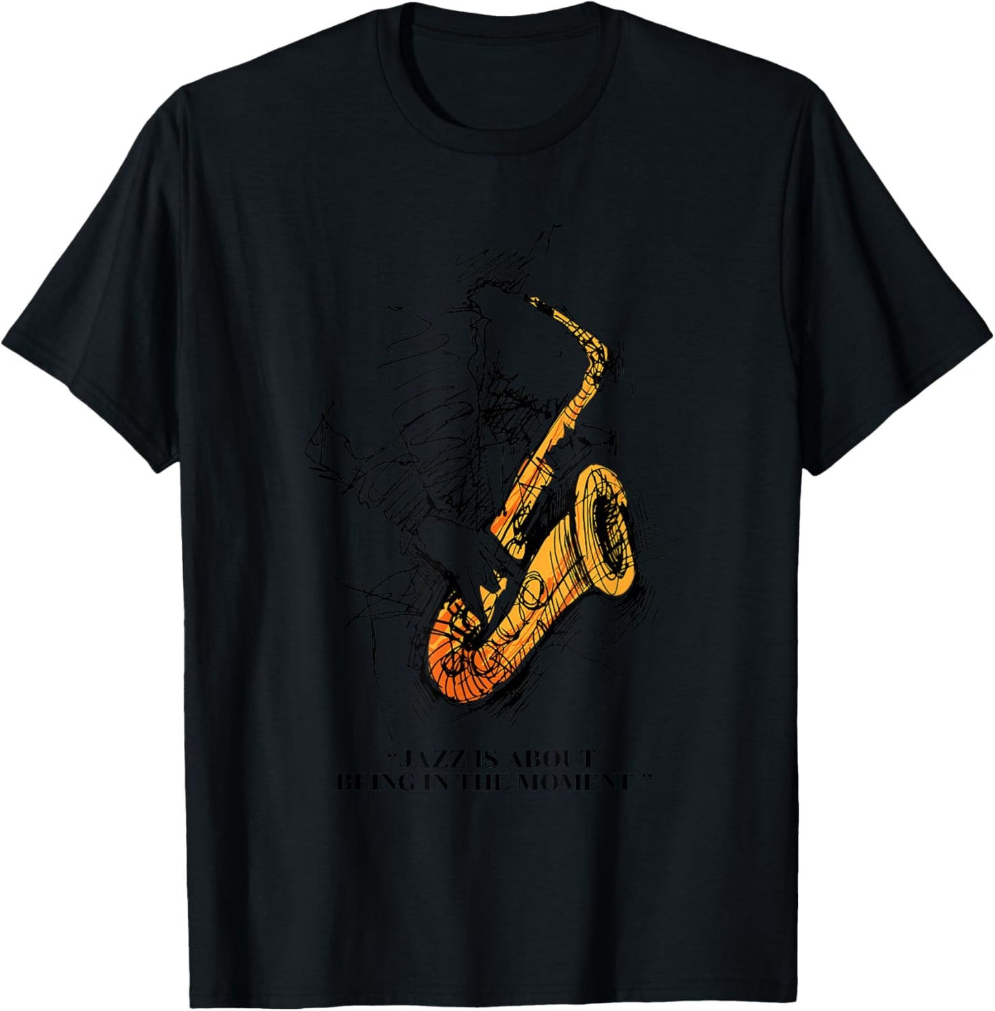Cool Jazz Day Design - Jazz Quote T-Shirt - T-Shirt | Black