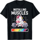 Installing Muscles Unicorn Workout Gym Fitness Weightlifting T-Shirt - T-Shirt | Black