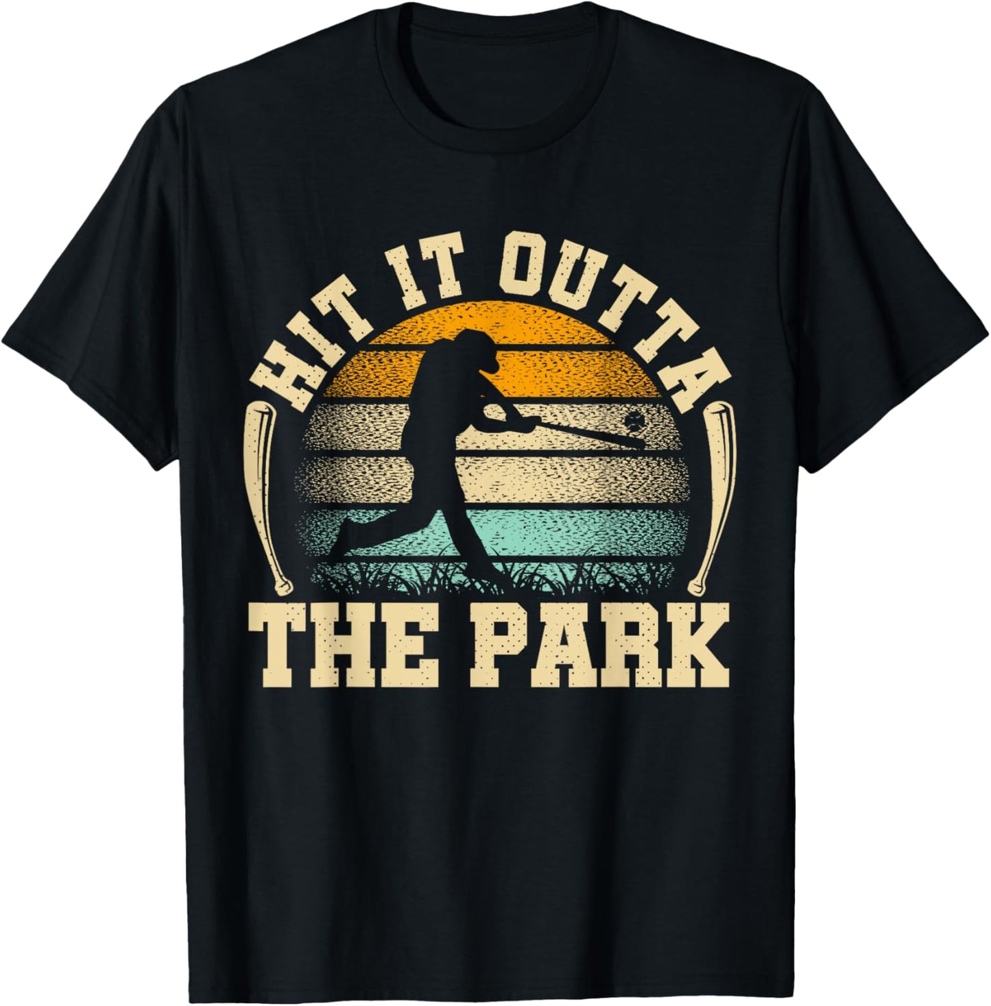 Hit It Outta The Park T-Shirt - T-Shirt | Black