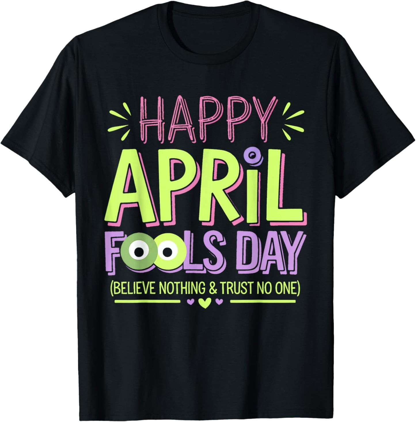 April Fools Day Pranks Shirt Kit 1st April Jokes kids Adults T-Shirt - T-Shirt | Black