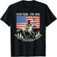 Ride Free 1776 2026 USA 250th Anniversary Patriotic Cowboy T-Shirt - T-Shirt | Black