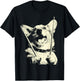 Corgi Playing Drums Funny Musician Dog Drummer Punk T-Shirt - T-Shirt | Black