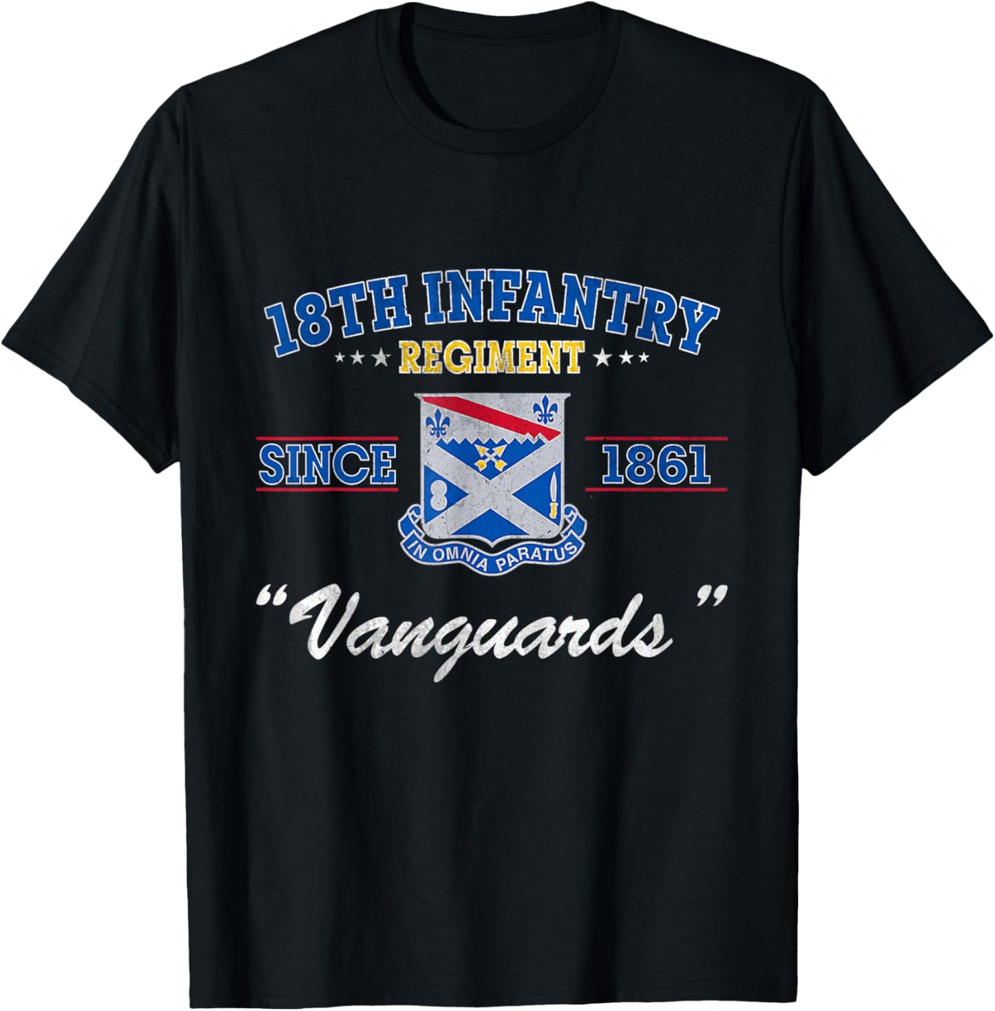 18th Infantry Regiment Veteran Military Father Day T-Shirt - T-Shirt | Black