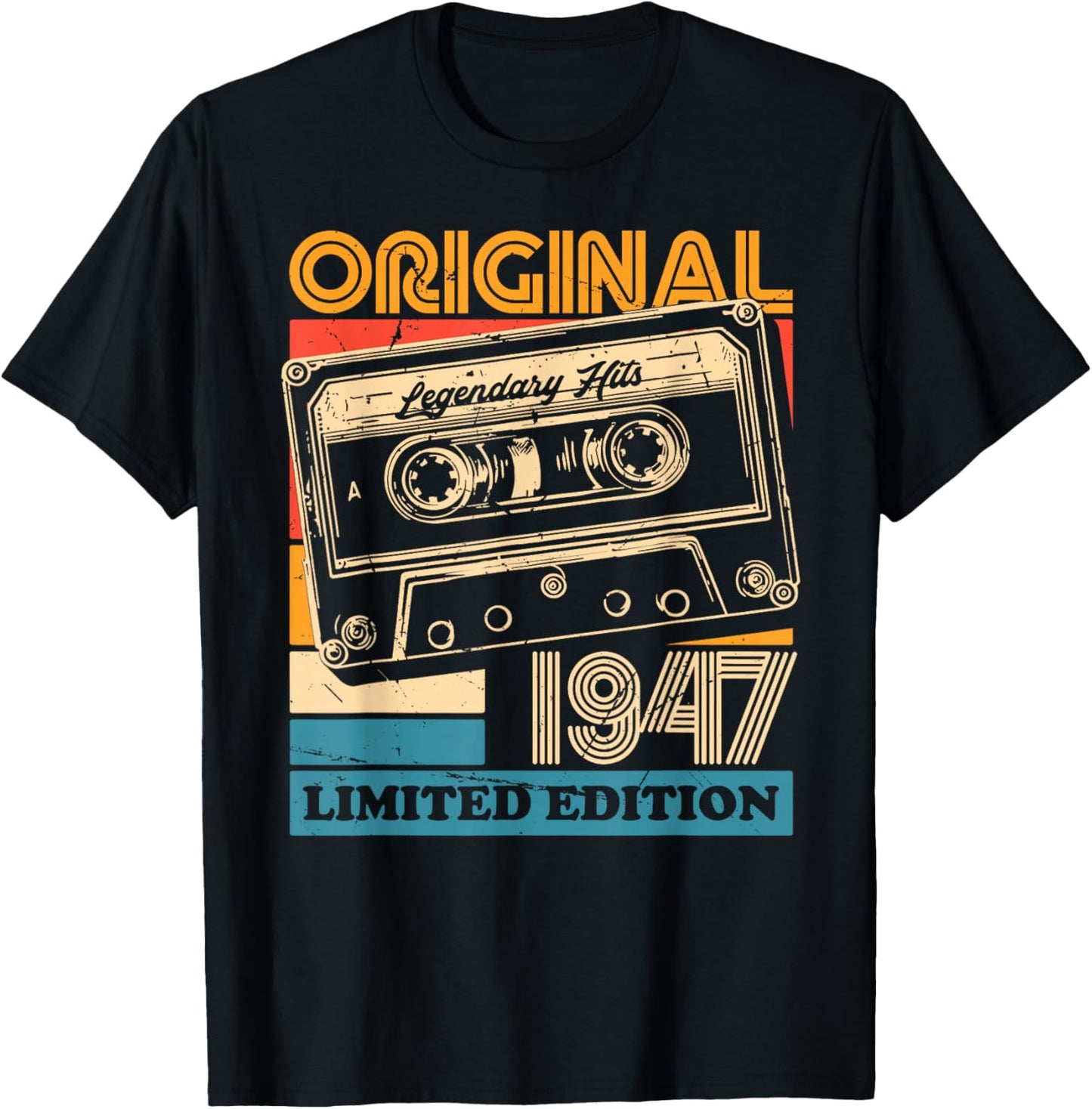 Original 1947 Vintage Birthday 78 Years Women T-Shirt - T-Shirt | Black