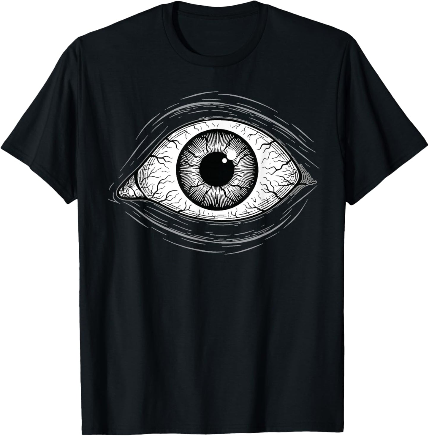 Halloween Eyeball All Seeing Eye Spooky Season Scary Costume T-Shirt - T-Shirt | Black