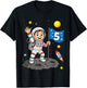 5th Birthday Astronaut All Space Boy 5th Birthday T-Shirt - T-Shirt | Black