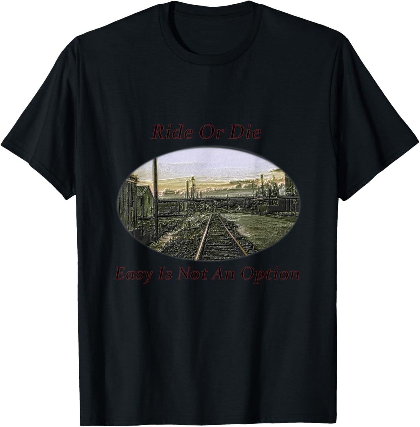 Easy is not an Option T-Shirt - T-Shirt | Black