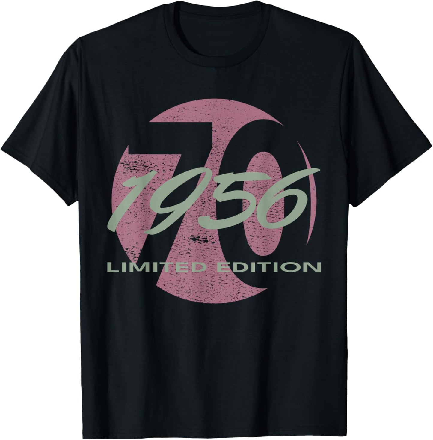 70. Geburtstag Mann Frau 70 Jahre 1956 Lustig Geschenk T-Shirt - T-Shirt | Black