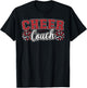 Loud Proud Cheer Coach Pom Poms Red Black Cheerleader Women T-Shirt - T-Shirt | Black