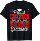 Proud Cousin of a Class of 2026 Graduate Senior Graduation T-Shirt - T-Shirt | Black