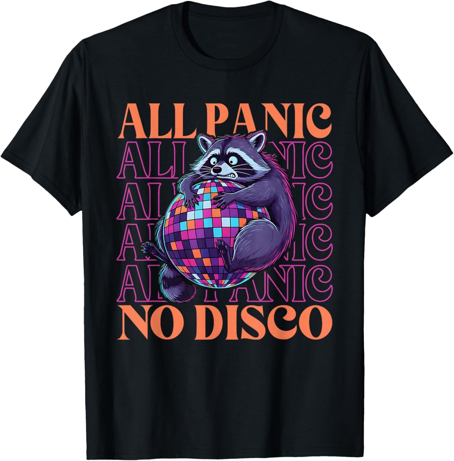 All Panic No Disco T-Shirt - T-Shirt | Black