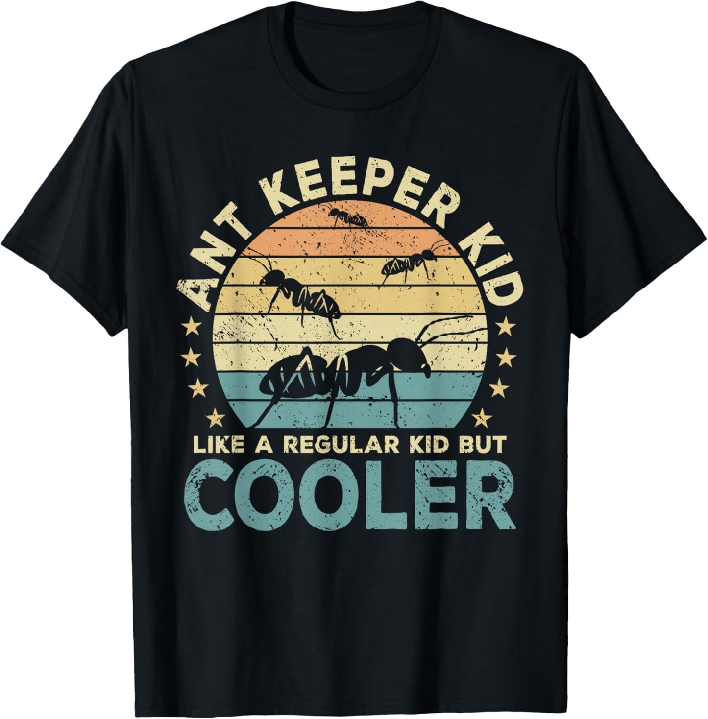 Ant Keeper Kid Ants Funny Ant Keeping T-Shirt - T-Shirt | Black